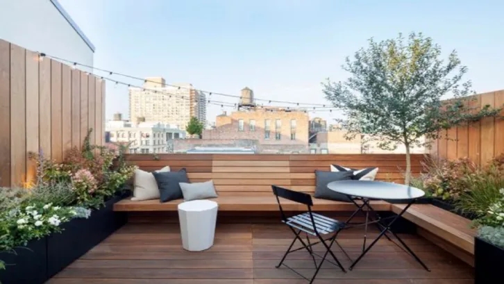 Desain rooftop Minimalis, yang Instagramable