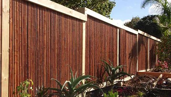 bagaimana desain pagar bambu minimalis